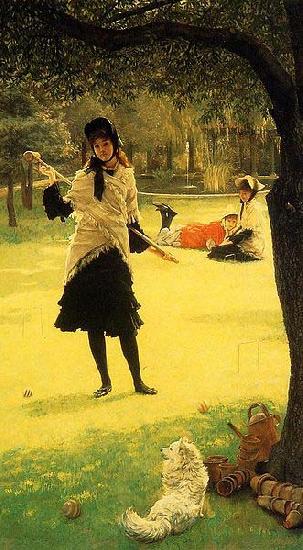 James Tissot Croquet oil painting image